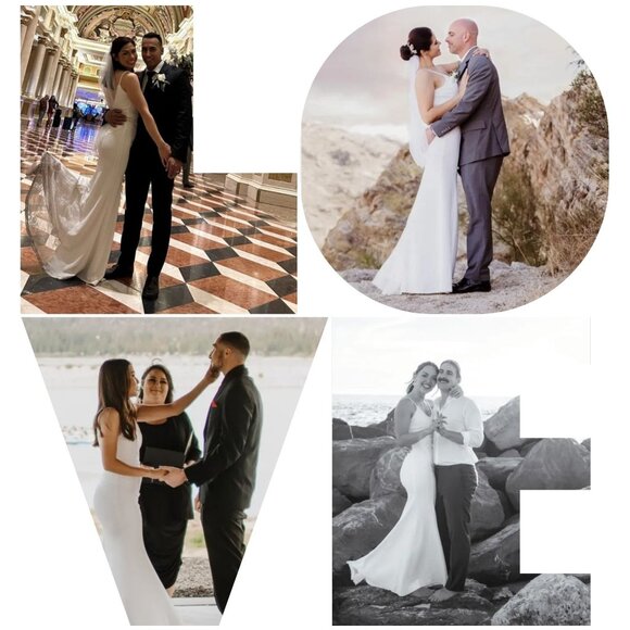 Lulus Taliana White Lace Button Back Maxi Wedding Dress L - Picture 9 of 13